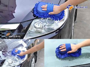 Găng tay bọt biển rửa xe ô tô chuyên dụng Là sản phẩm chuyên dụng dùng rửa và chăm sóc xe.