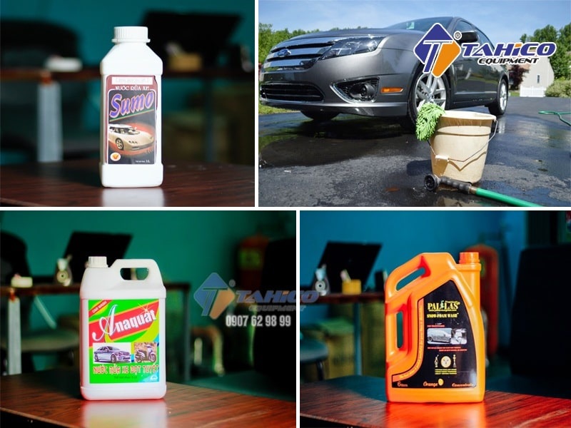Một số loại dung dịch rửa xe ô tô tại nhà giá rẻ