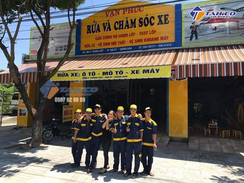 Lắp đặt trung tâm chăm sóc xe Vạn Phúc ở Quảng Nam