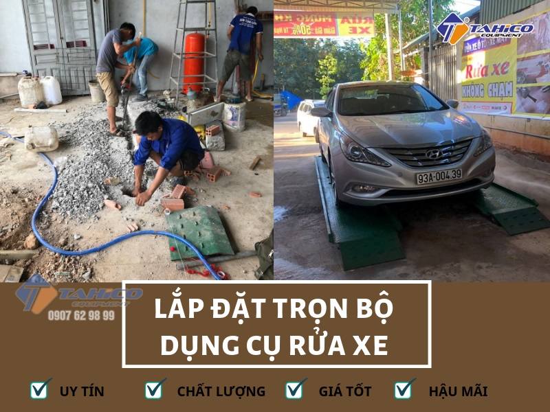 Lắp đặt trọn bộ thiết bị rửa xe chuyên nghiệp