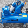 Máy nén khí dây đai Pegasus 4HP dùng điện 1 pha TM-W-0.36/8-230L được sản xuất trên dây chuyền hiện đại, kiểm tra chất lượng kỹ càng, đáp ứng được nhu cầu khách hàng