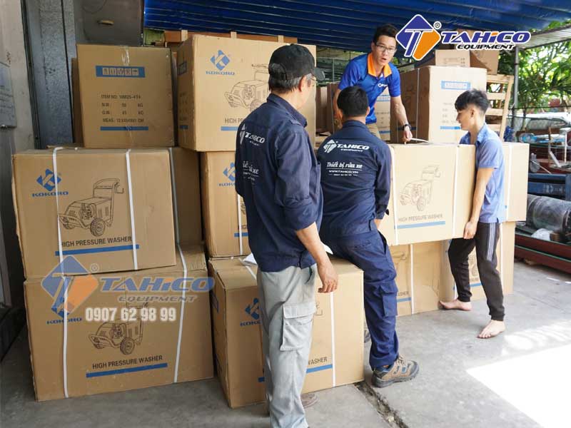Hàng đã nhập kho tại công ty Tahico