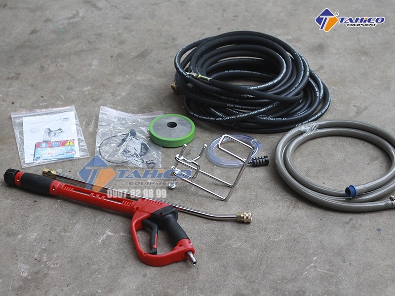 Trọn bộ phụ kiện máy rửa xe cao áp