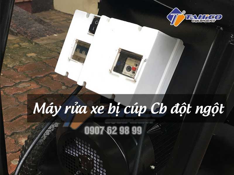 Aptomat giúp tự động đóng ngắt để đảm bảo an toàn cho máy phun rửa xe