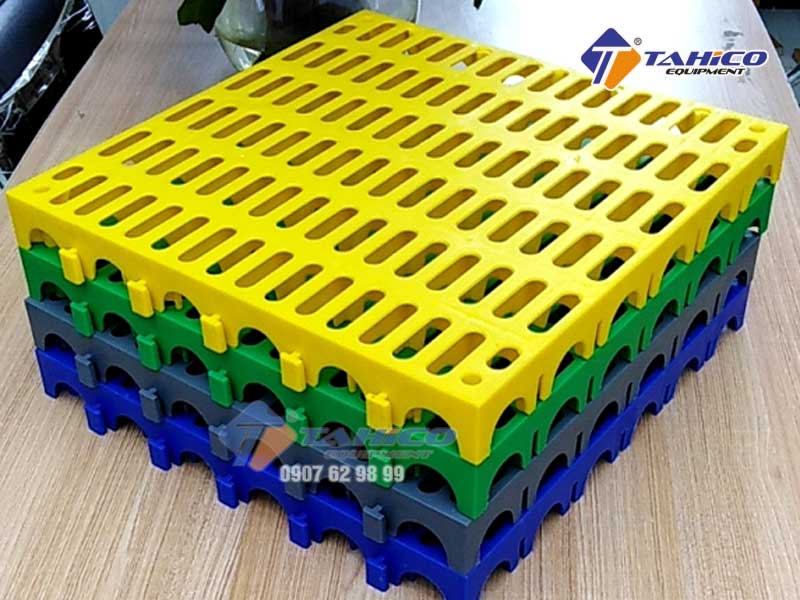 Tấm lót sàn dạng lưới tản nhiệt hình trụ cao 5cm