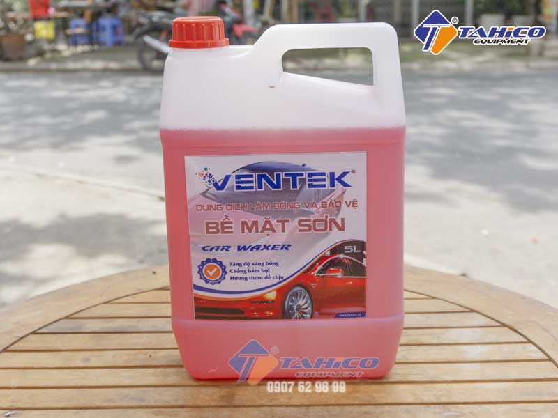 Dung dịch làm bóng sơn và bảo vệ thân xe Ventek 5 lít