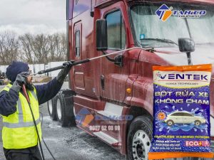 Bột rửa xe không chạm Ventek - Giải pháp tuyệt vời cho tiệm rửa xe tải