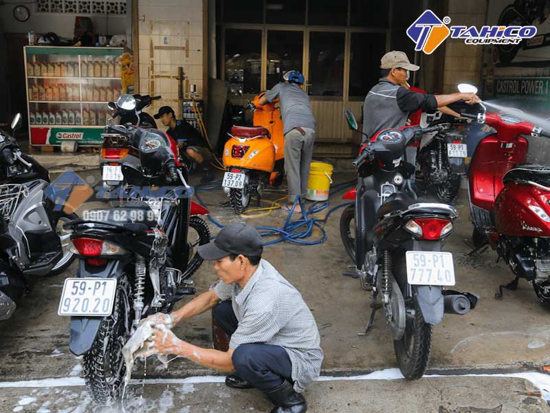Nhu cầu cần rửa xe máy ngày càng tăng