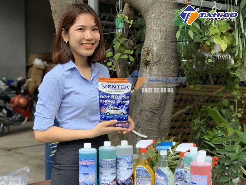 Bột rửa xe bọt tuyết không chạm Ventek Eco100