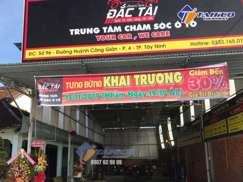 Tiệm rửa xe anh Tài tại Tây Ninh