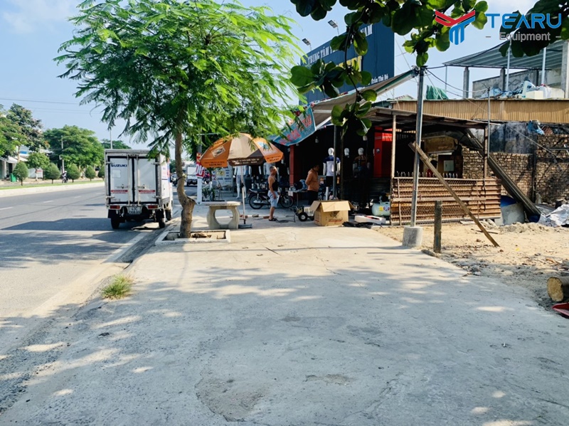 Bàn giao bộ thiết bị rửa xe cho chú Long ở Điện Ngọc - Điện Bàn - Quảng Nam