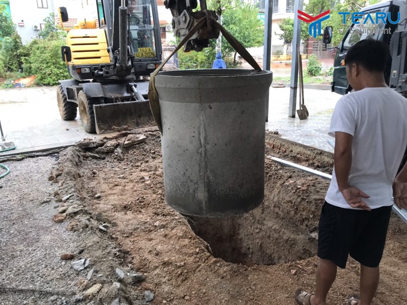 Hoàn thiện lắp đặt trạm rửa xe cho anh Tuyển ở Quảng Yên, Quảng Ninh