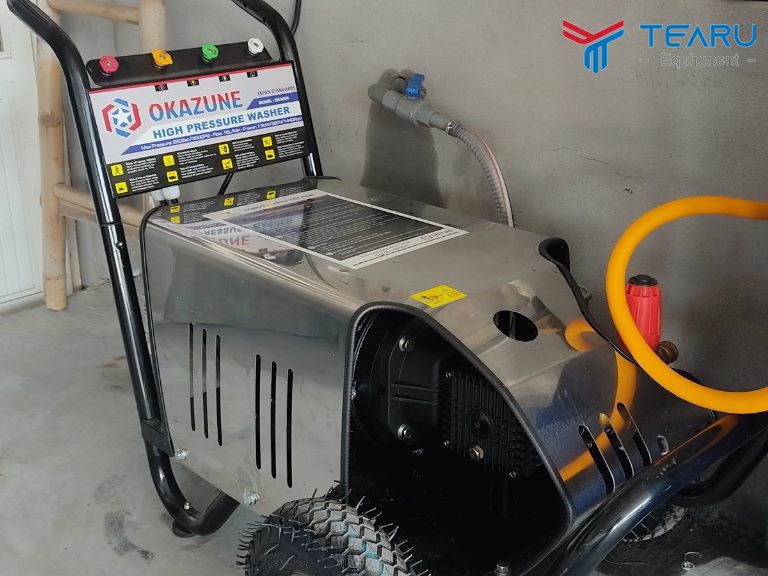 Dòng máy rửa xe Okazune cho khả năng vận hành bền và rửa hiệu quả