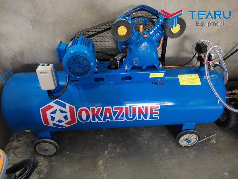 Dòng máy nén Okazune 3 pha siêu bền và vận hành mạnh mẽ