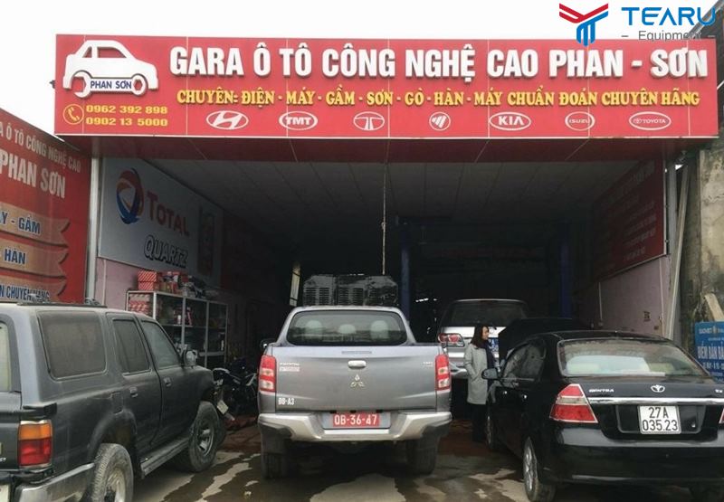 Cần thiết kế bộ thiết bị cho gara chuyên nghiệp