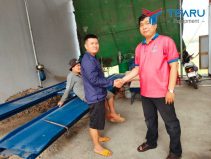 Lắp đặt tiệm rửa xe cho anh Ân ở Tuy An - Phú Yên