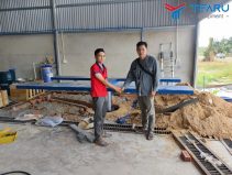 Lắp đặt bộ thiết bị rửa xe cho anh Nghĩa ở Chơn Thành - Bình Phước