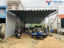 Hoàn thành lắp đặt tiệm rửa xe cho anh Nam ở Kim Long - Huế
