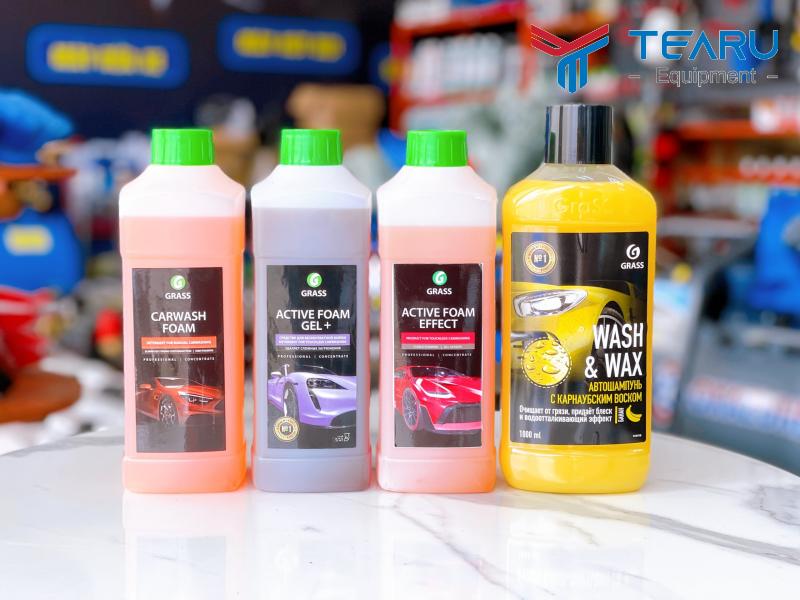 Dòng nước rửa xe thương hiệu Grass được nhập khẩu từ Nga do công ty Tearu phân phối