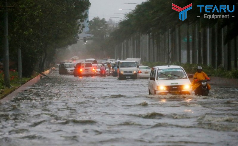 Cần bảo vệ xe dưới thời tiết mưa ngập