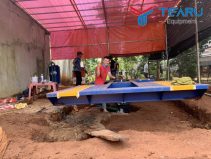 Lắp đặt trọn bộ thiết bị rửa xe 1 pha có cầu nâng cho anh Nuôi ở Krông Búk - Đắk Lắk 
