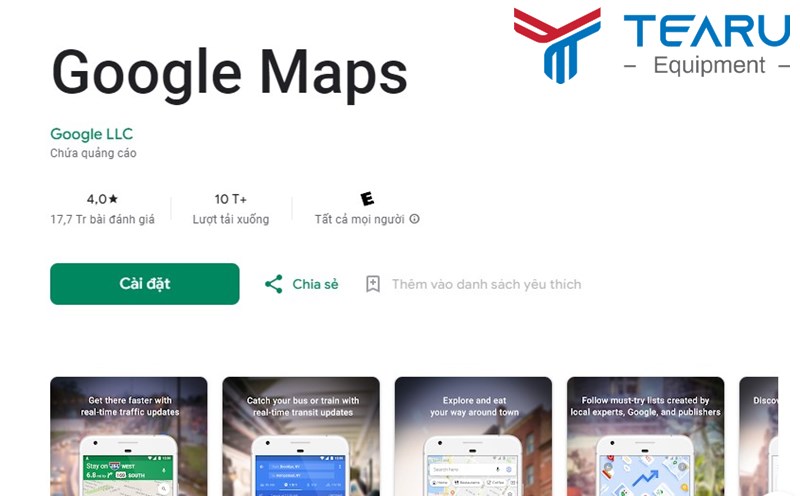 Phần mềm Google Map