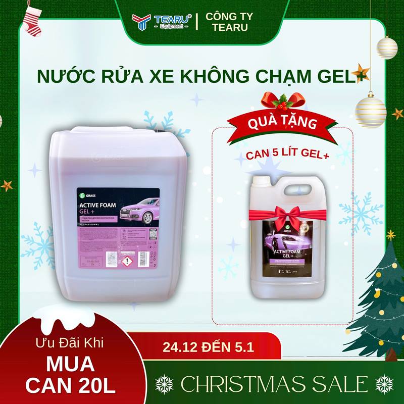 Mua can 20 lít dung dịch Active Foam Gel+ Tặng ngay 5 lít Active Foam Gel+