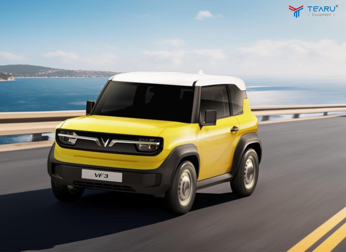 VinFast VF3 trang bị động cơ điện mạnh mẽ, vận hành êm ái, tăng tốc mượt mà, hạn chế tiếng ồn và rung lắc