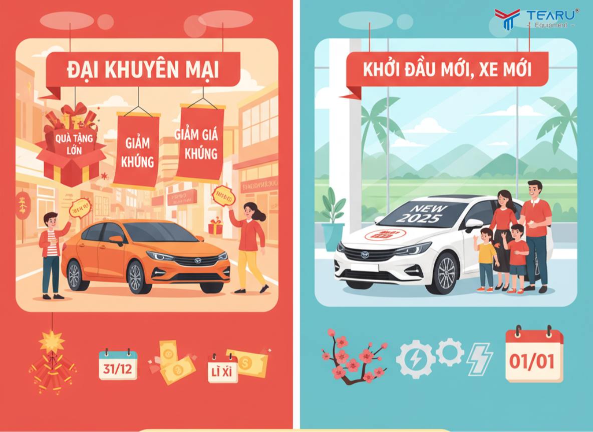 Cả cuối năm và đầu năm đều có ưu đãi, hãy so sánh để chọn thời điểm tốt nhất.