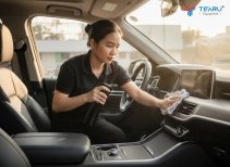 Lau taplo ô tô đúng cách – Tránh nứt, phồng khi trời nóng