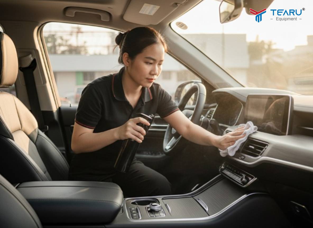 Cách Lau taplo ô tô đúng cách – Tránh nứt, phồng khi trời nóng 3 Chú ý! không lau taplo khi đang nóng