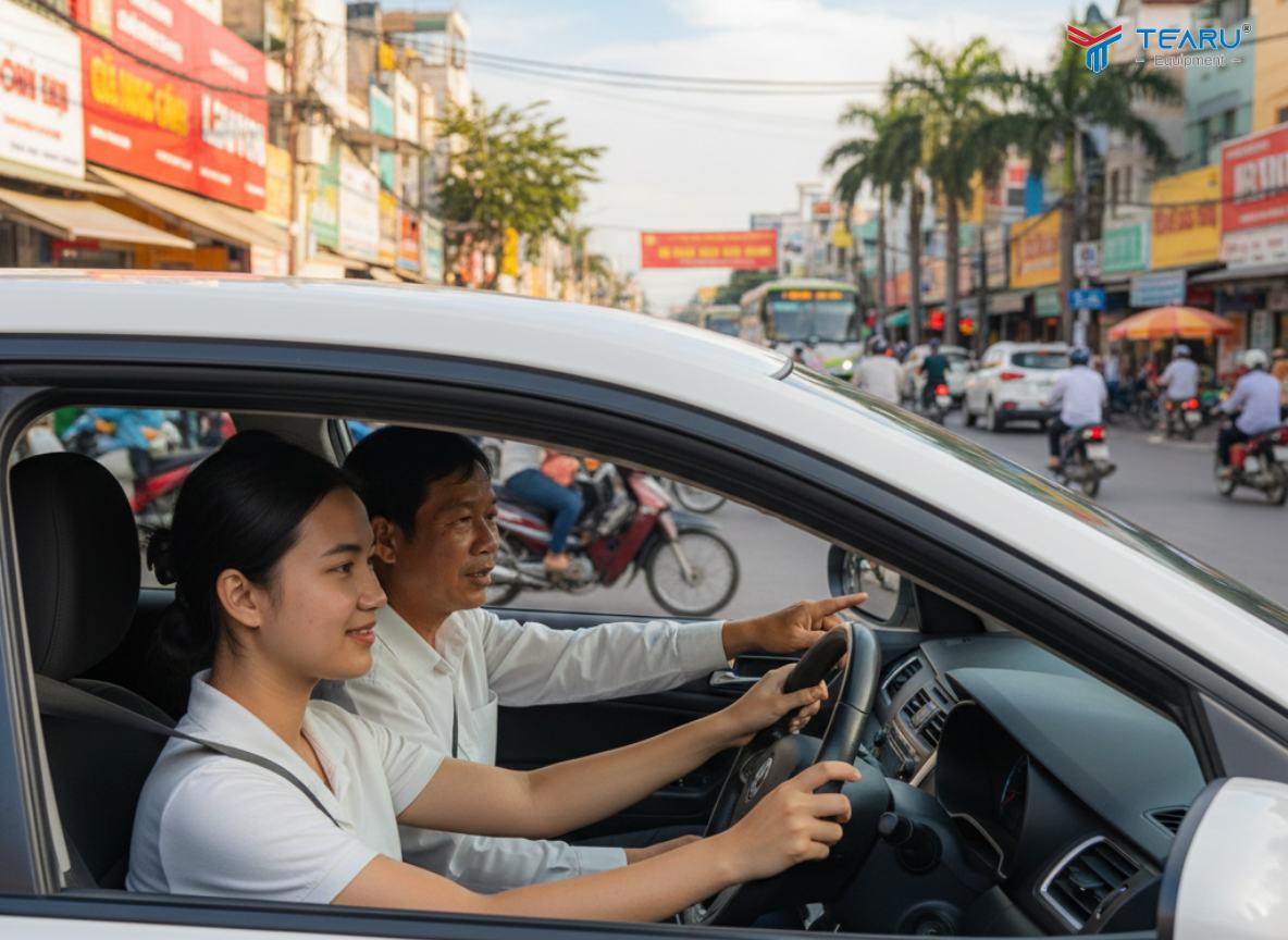 Học viên có nhiều thời gian để học chạy thực tế ngoài đường hơn