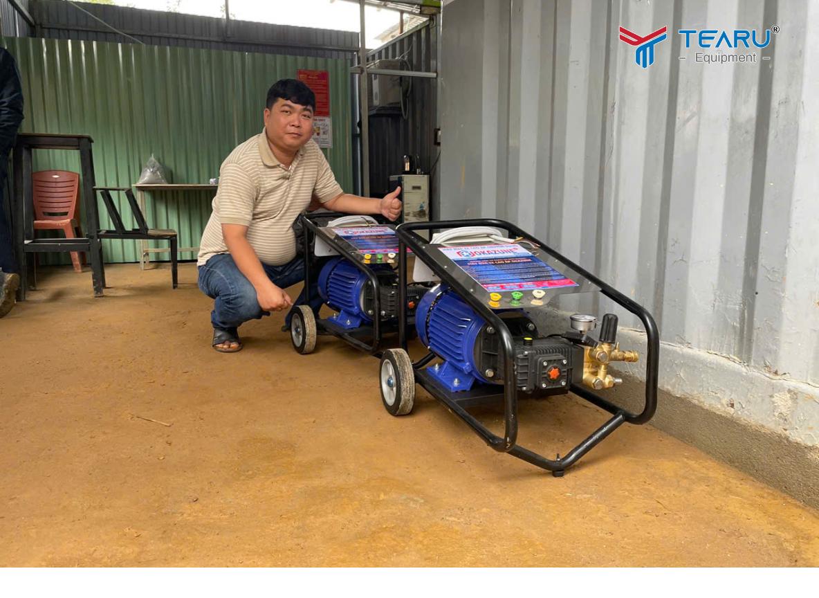 Công ty TEARU chuyên cung cấp máy rửa xe cao áp OKAZUNE chính hãng