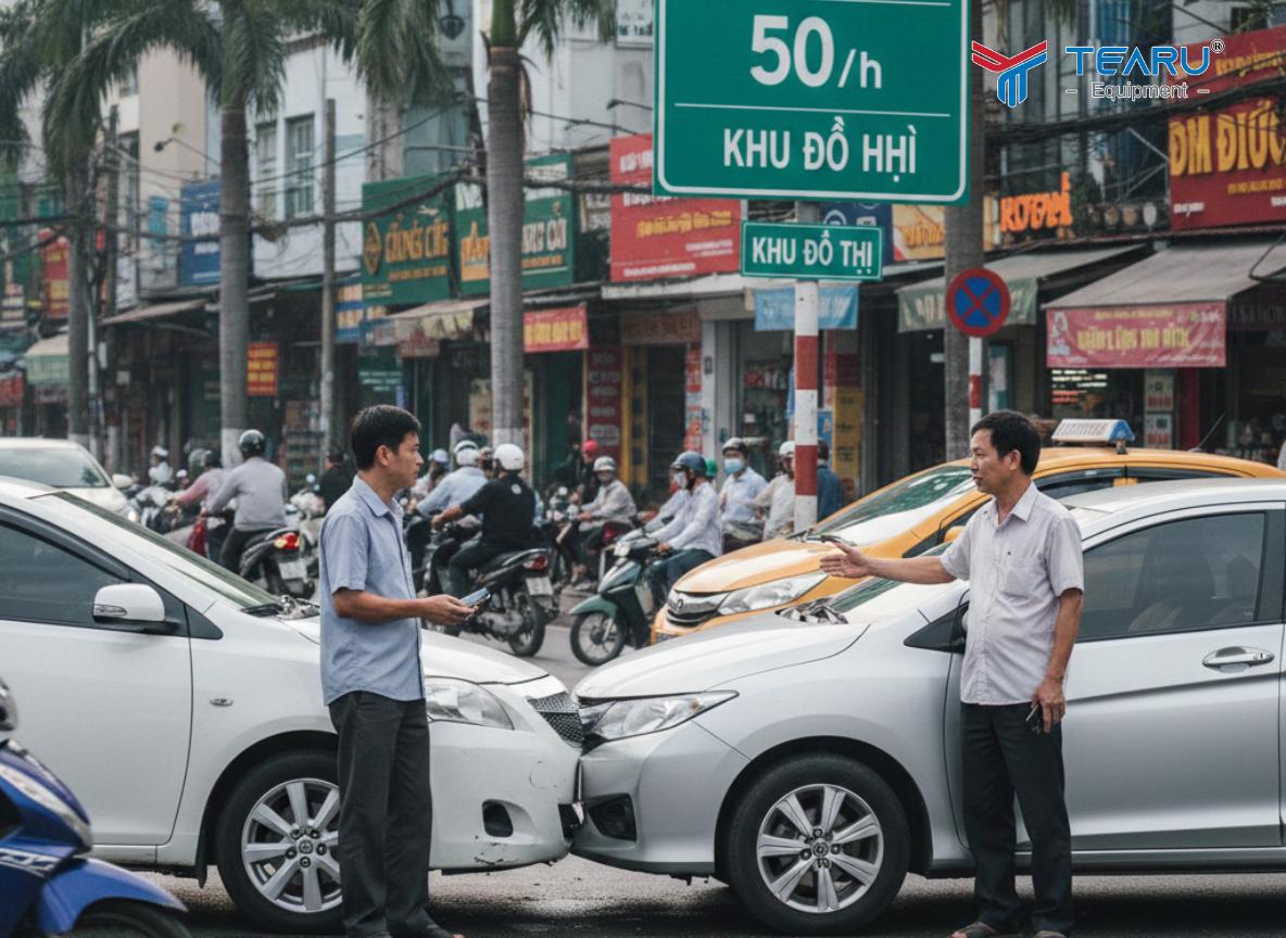 Khi xảy ra va chạm cần giữ thái độ tôn trọng, bình tĩnh