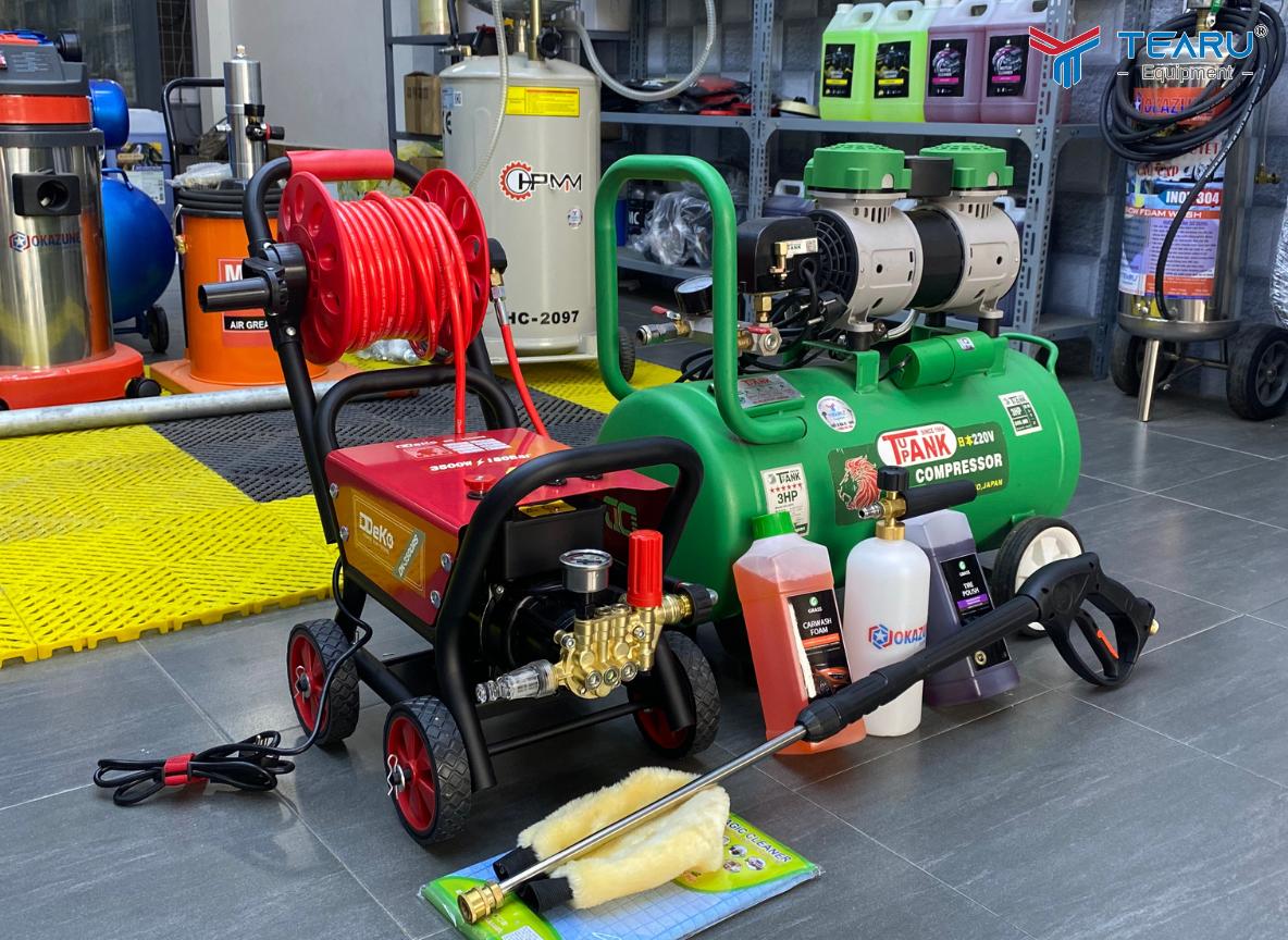 Mở Tiệm Rửa Xe Lưu Động Dịp Tết 2026 Có Lời Không? Phân Tích Chi Tiết Từ A–Z 5 Công ty Tearu là một trong những đơn vị chuyên cung cấp trọn gói thiết bị rửa xe chuyên nghiệp, được nhiều tiệm rửa xe trên toàn quốc lựa chọn.