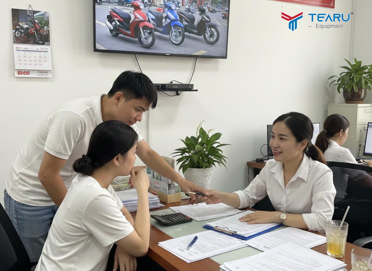 Cần xem rõ hợp đồng số tiền lãi hàng tháng khi mua xe trả góp