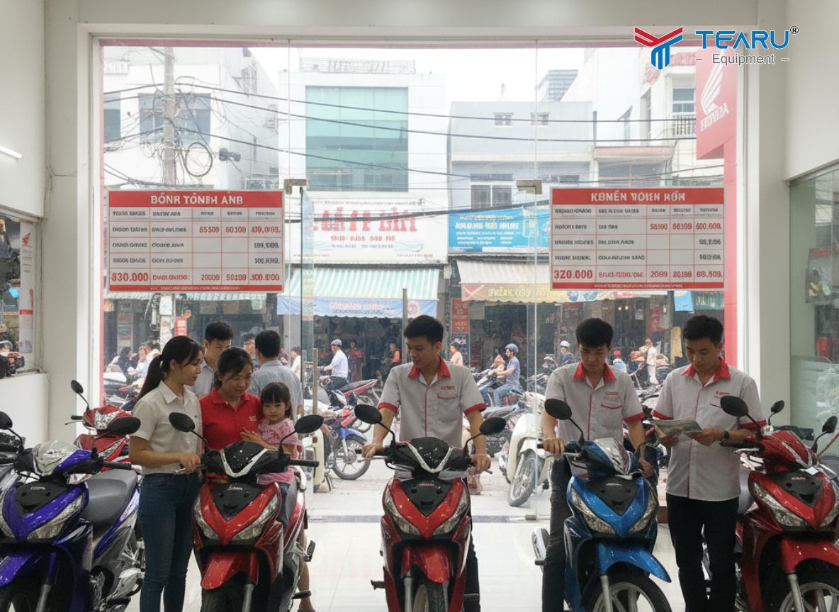 Nên so sánh giá ở các đại lý khác nhau trước khi mua xe