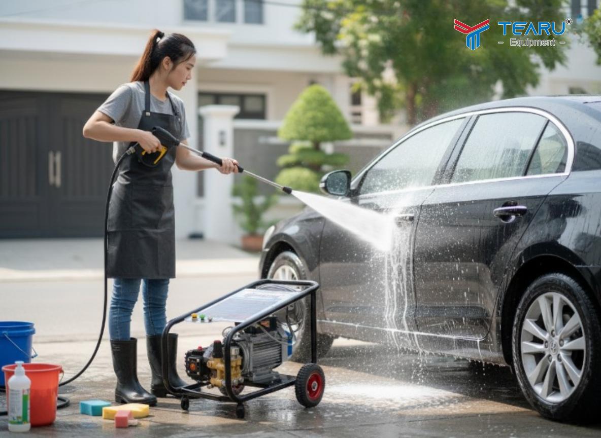 Mua Máy Rửa Xe Cao Áp Ở Huế: Nên Chọn Mẫu Nào Cho Tiệm Rửa Xe?