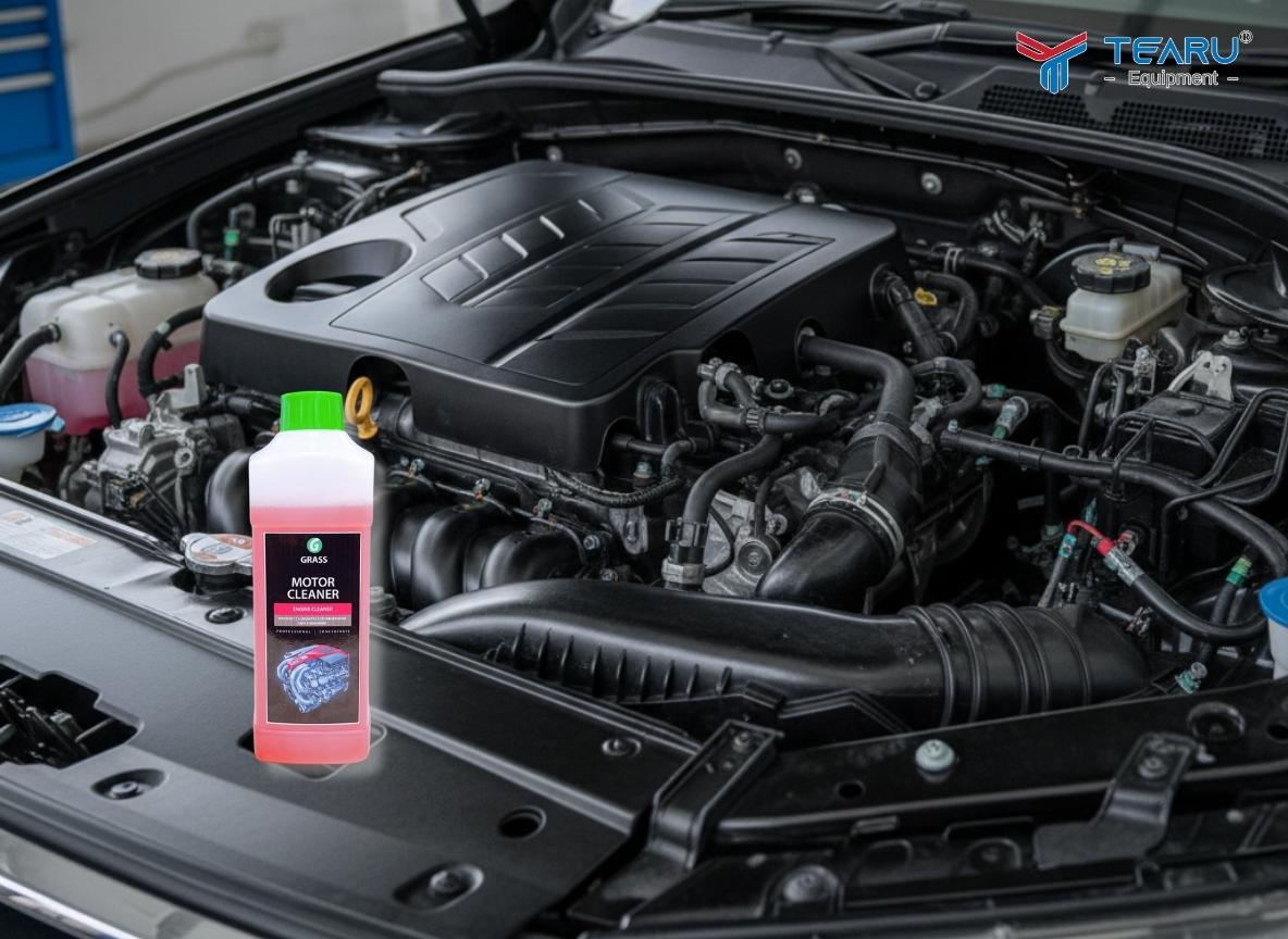 Cách Sử Dụng Dung Dịch Dưỡng Khoang Động Cơ An Toàn, Không Hại Máy 2 Vệ sinh khoang động cơ khi đã nguội hoàn toàn