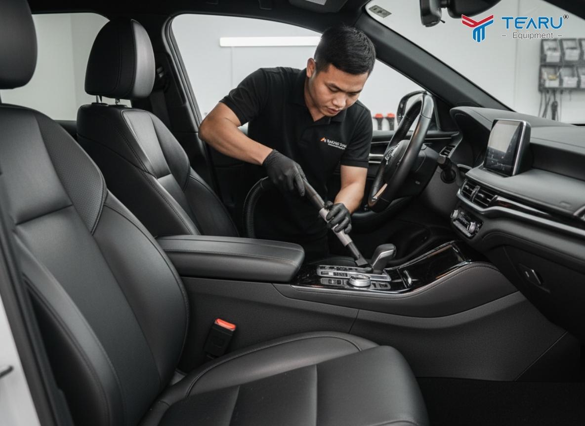 Vệ sinh nội thất thường xuyên giúp bảo vệ sức khỏe cho gia đình và tài xế lái xe