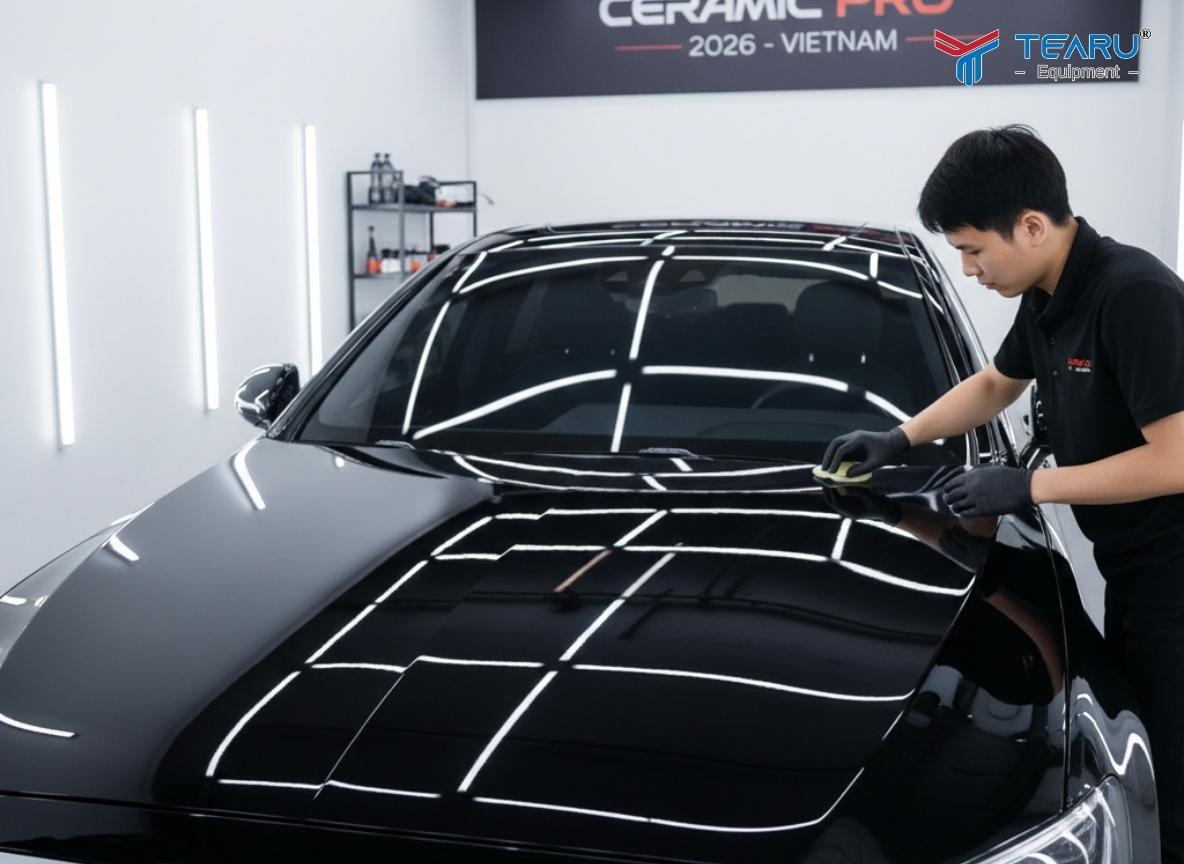 Phủ Ceramic trên xe ô tô giúp bảo vệ sơn tăng độ sáng bóng và giá trị của xe