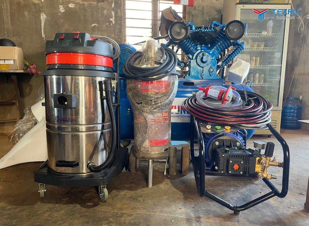 Công ty Tearu chuyên cung cấp thiết bị rửa xe chính hãng, chất lượng chế độ bảo hành rõ ràng