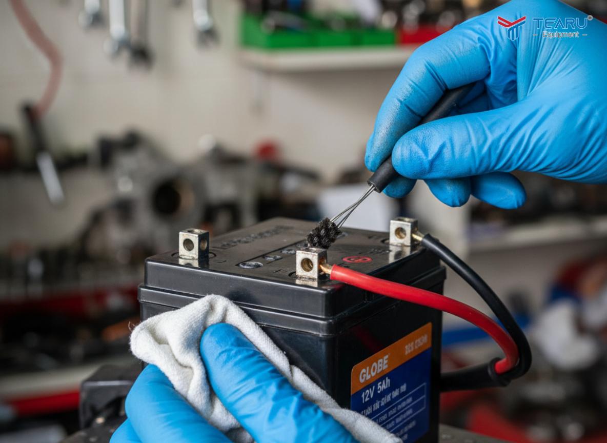 Thường xuyên kiểm tra ắc quy định kỳ