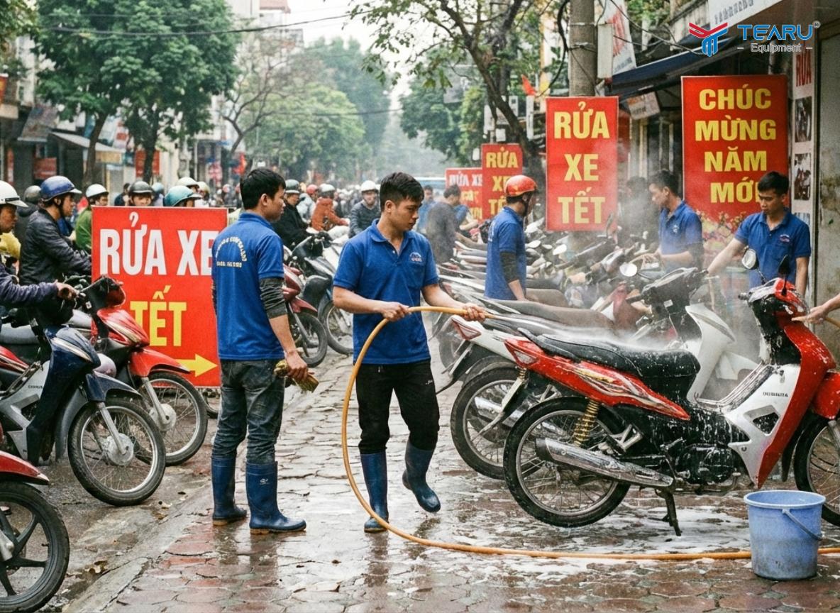 Kinh Nghiệm Thuê Thêm Nhân Công Cho Tiệm Rửa Xe Dịp Cuối Năm