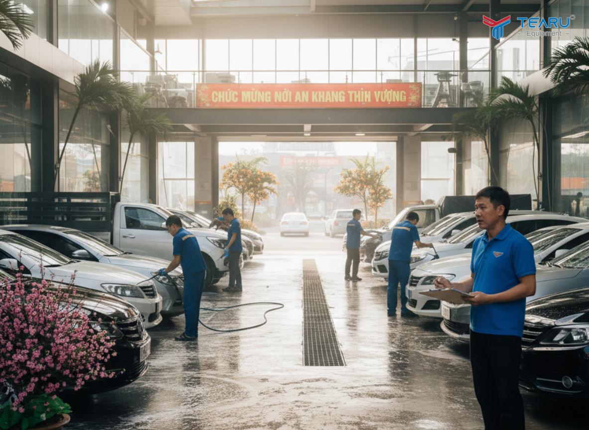 Bí Quyết Vận Hành Tiệm Rửa Xe Dịp Tết Mà Vẫn Giữ Được Uy Tín