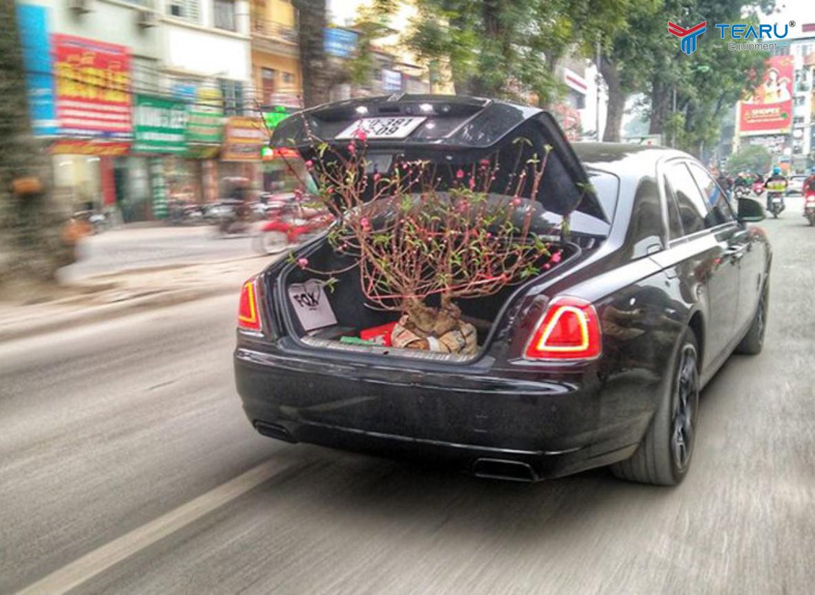 Chở Hoa Tết Trên Nóc Xe Ô Tô Bị Phạt Không? Quy Định Mới Nhất 2026 2 Chở hoa không đóng cốp rất dễ bị phạt
