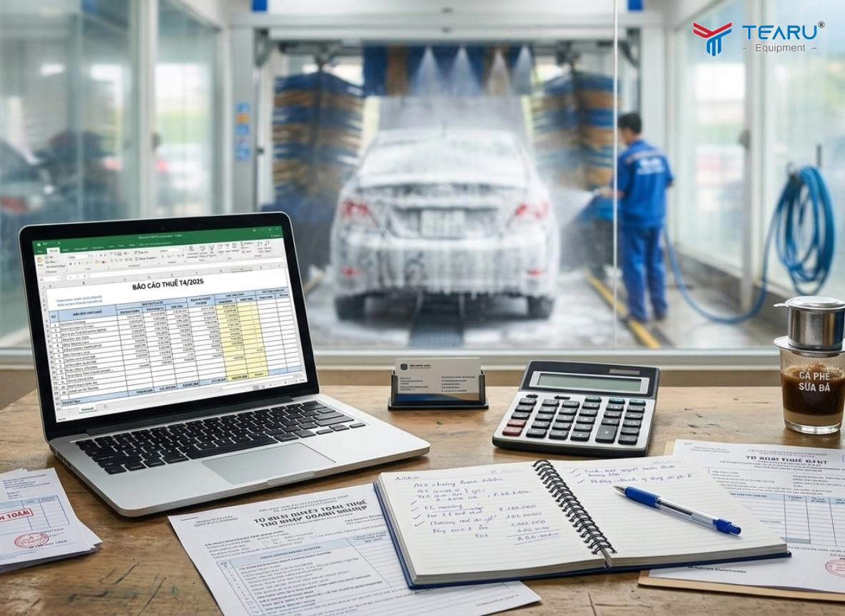 Hướng Dẫn Thuế Cho Tiệm Rửa Xe Năm 2026: Chủ Tiệm Mới Mở Cần Biết