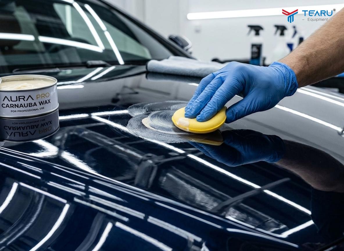 Phủ bóng giúp tăng độ bóng và bảo vệ sơn xe