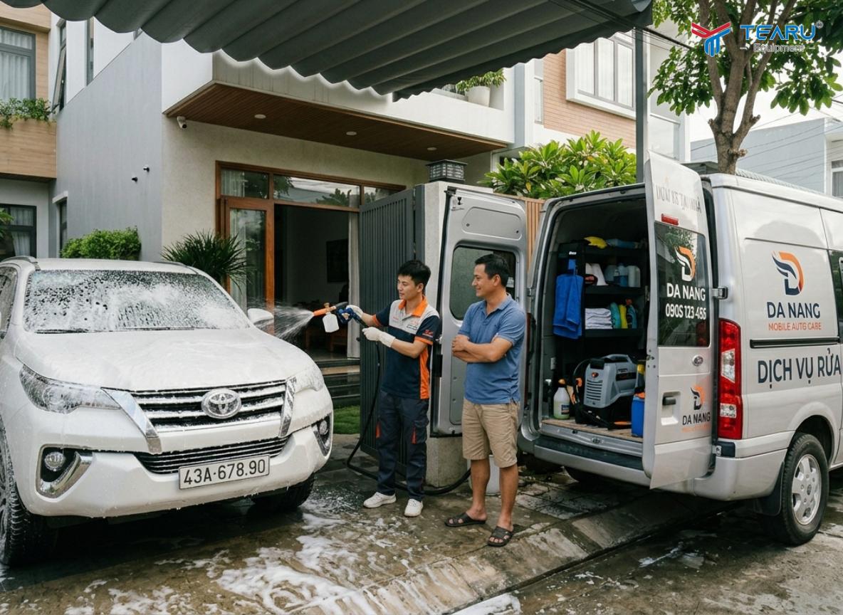 Dịch Vụ Chăm Sóc Xe Lưu Động Có Phải Tương Lai? 3 Dịch vụ chăm sóc xe tận nơi đỡ chi phí thuê mặt bằng hàng tháng