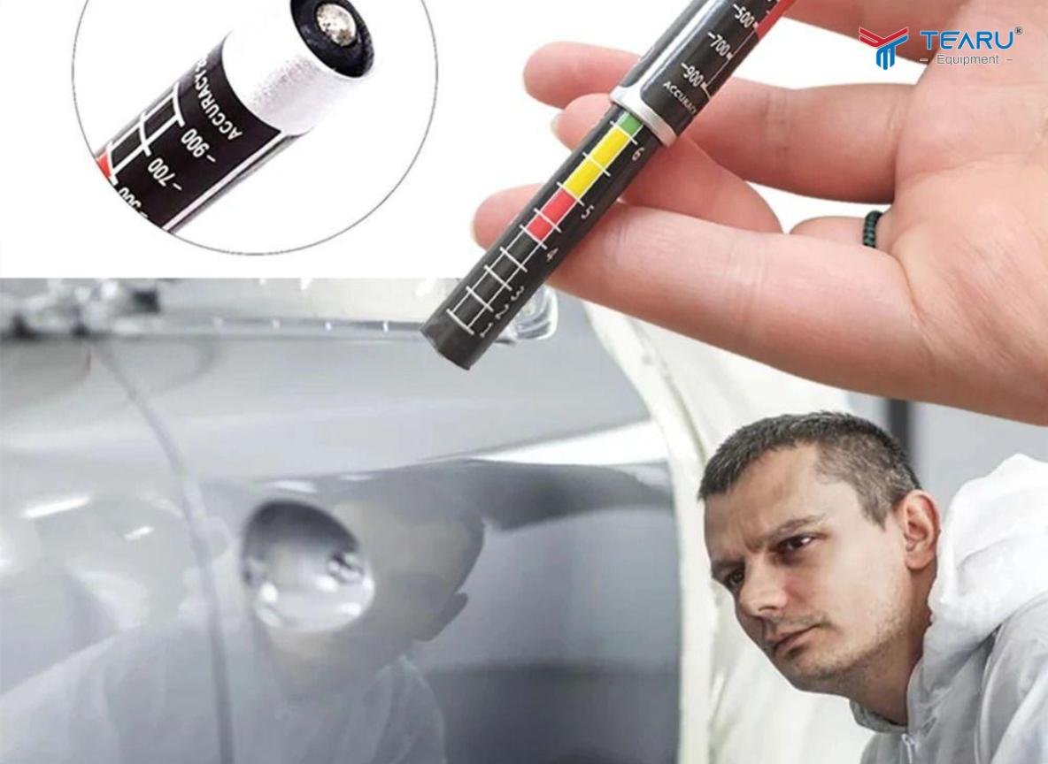Kinh Nghiệm Dùng Bút Kiểm Tra Độ Dày Lớp Sơn Xe Hơi Khi Mua Xe Cũ